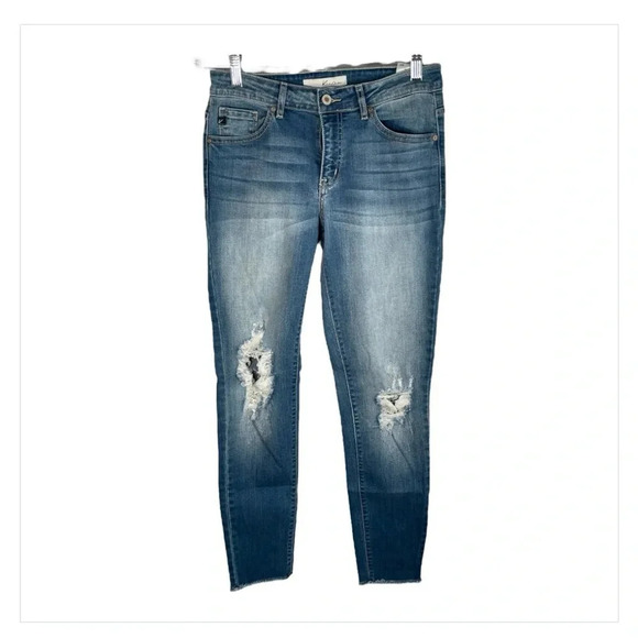 KanCan Distressed Jeans Size 27 - Picture 1 of 11
